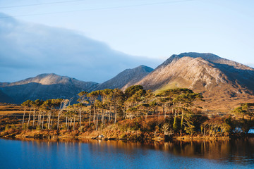 sunset at connemara national park