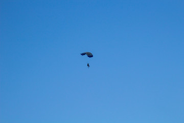 paraglider in the sky