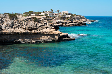 Sant Josep de Sa Talaia coast, Ibiza Island, Spain.