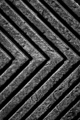 Black pattern floor background and texture