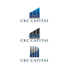 simple finacial typography vector logo
