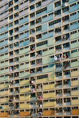 Colorful building facade -