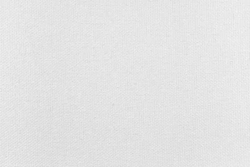 Fotobehang Close-up witte canvastextuur. Leeg schilderdoek voor studenten. © Mehmet Gokhan Bayhan