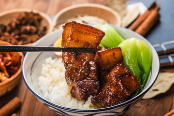 Chinese food, Braised Pork Rice