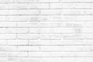 white brick wall background vintage pattern room art paint abstract design.