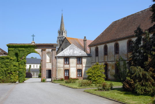 Abbaye Notre-dame de la Trappe (XIe si&egrave;cle, commune de Soligny-la-Trappe, d&eacute;partement de l'Orne, France