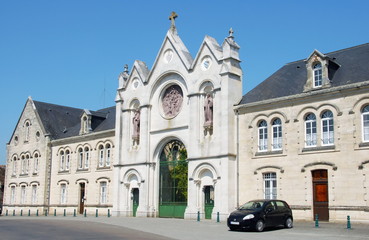 Abbaye Notre-dame de la Trappe (XIe siècle, commune de Soligny-la-Trappe, département de l'Orne,...