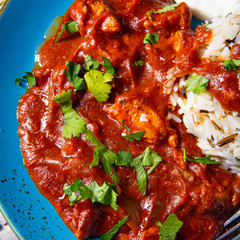 Indian Chicken Tikka Masala with wild rice