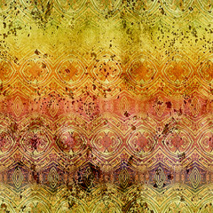 Colorful seamless shabby geometric pattern 2