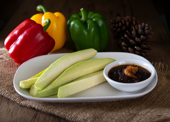Green Mangoes with Sweet fish sauce