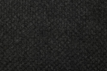 Fototapeta premium Black fabric texture, Cloth pattern background.
