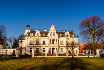 Obraz premium Pałac Buchholtzów, obecnie Liceum Plastyczne, Supraśl, Podlasie, Polska