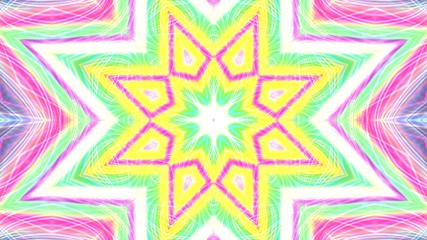 Kaleidoscope Mandala Art Design Abstract Background
