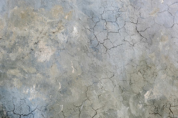 Weathered old grey cracked background with rough surface.