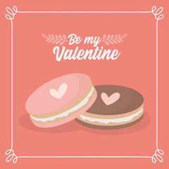 happy valentines day sweet cookies love hearts lovely