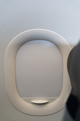 Airplane Seat Window is Closed