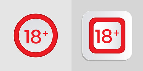 over 18 years label tags for your content