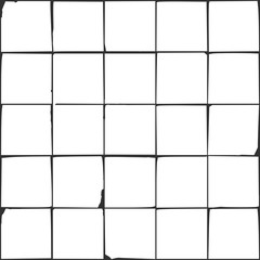 Black grid grunge texture. Hand drawn doodle lines. vector illustration.