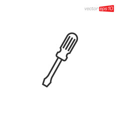 Screwdriver Icon Design Illustration