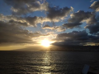 atardecer en canarias