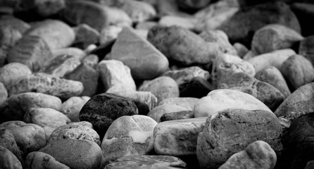 Stone fall for garden decoration