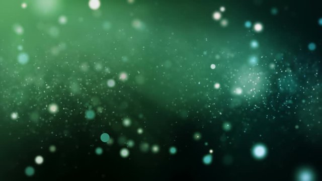 Defocused particles. Floating dots. Blue, Brown, Green. 3 loopable videos of 10 second each in 1 file. Background animation. More options in my portfolio.