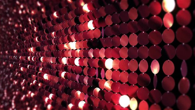 Sequins reflective background. Red, golden and blue. Sparkling. 3 videos in 1 file. Loopable. More options in my portfolio.      