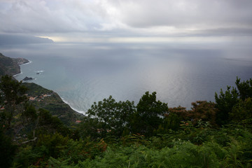 along the wild coast of Madeira, Portugal