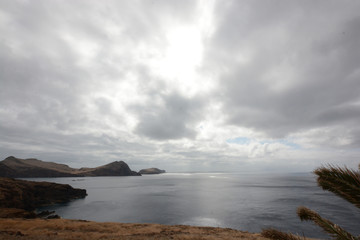 along the wild coast of Madeira, Portugal