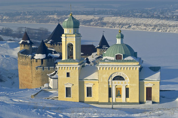 Alexander Nevsky church together with Khotyn fortress
