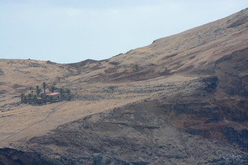 along the wild coast of Madeira, Portugal
