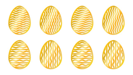Set of laser cut for print design. Seasonal nature background. Cute vector illustration. Happy easter vector egg. Easter holiday symbol. Ornament decoration. Holiday decoration. Laser cut template