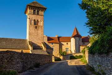 Fototapeta na wymiar Blanot im Burgund in Frankreich