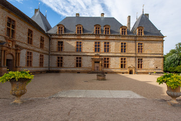 Schloss Chateau Cormatin im Burgund in Frankreich