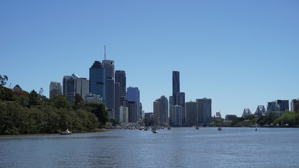 Obraz premium A sunny day in Brisbane / Queensland in Australia