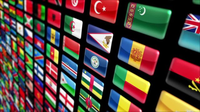 World flags, with Luma matte. Loopable. More colors in my portfolio.