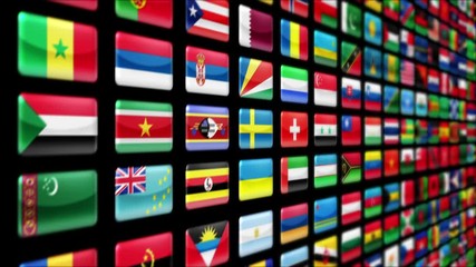 World flags, with Luma matte. Loopable. More colors in my portfolio.