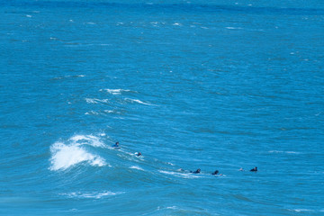 Fototapeta premium blue water in the sea