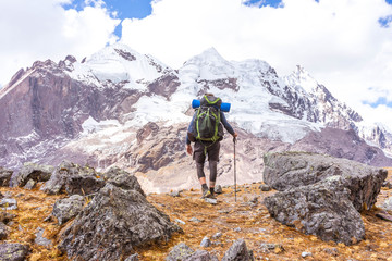 Ausangate trek in Peru mountains