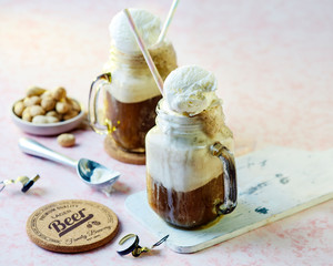 Root beer float