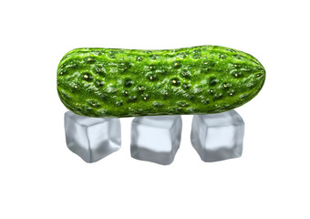 As cool as a cucumber