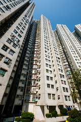 residential building complex, cityscape, Hong Kong
