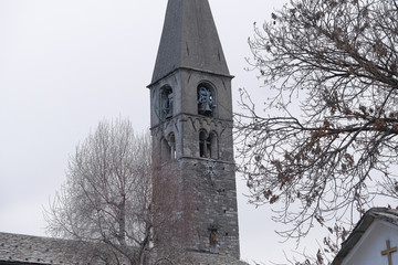 Campanile della chiesa di San Lorenzo a Laino