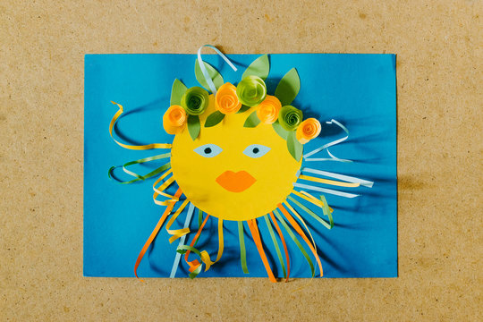 Spring, Summer DIY Kid Paper Craft Ideas, Preschool Activities. Easy Crafts Ideas, Creative Paper Projects For Kids. Fun Educational Activities For Children