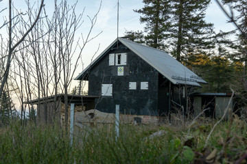 Karl Speck alpine hut in Hornisgrinde, Black Forrest, Baden Wuerttemberg, Germany