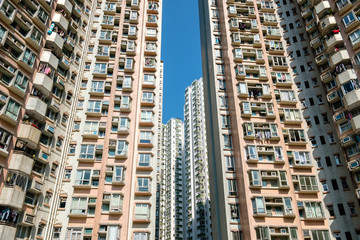 Fototapeta na wymiar high rise residential buildings 