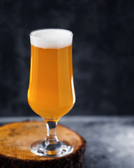 Glass craft beer IPA ale