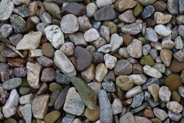 natural texture background, gravel in the garden