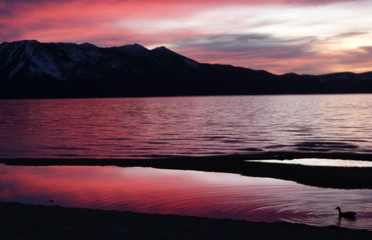 Sunset on Lake Tahoe
