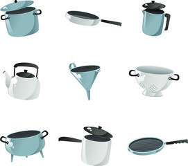kitchen pots